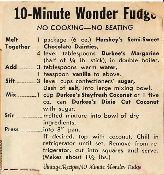 10-Minute Wonder Fudge