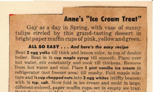 Anne's Ice Cream Treat