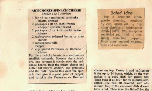 Artichokes-Spinach-Cheese