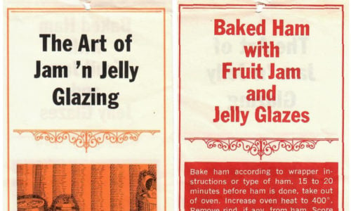 Baked Ham with Fruit Jam and Jelly Glazes