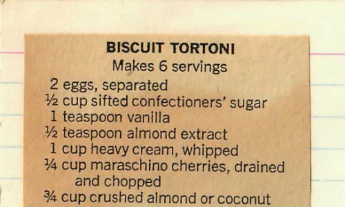 Biscuit Tortoni