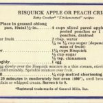Bisquick Apple Crisp or Peach Crisp