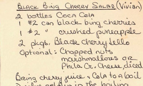 Black Bing Cherry Salad