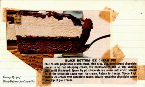 Black Bottom Ice Cream Pie