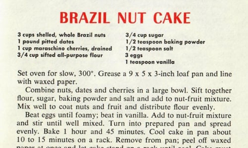 Brazil Nut Cake