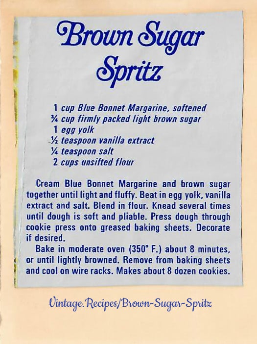 Brown Sugar Spritz