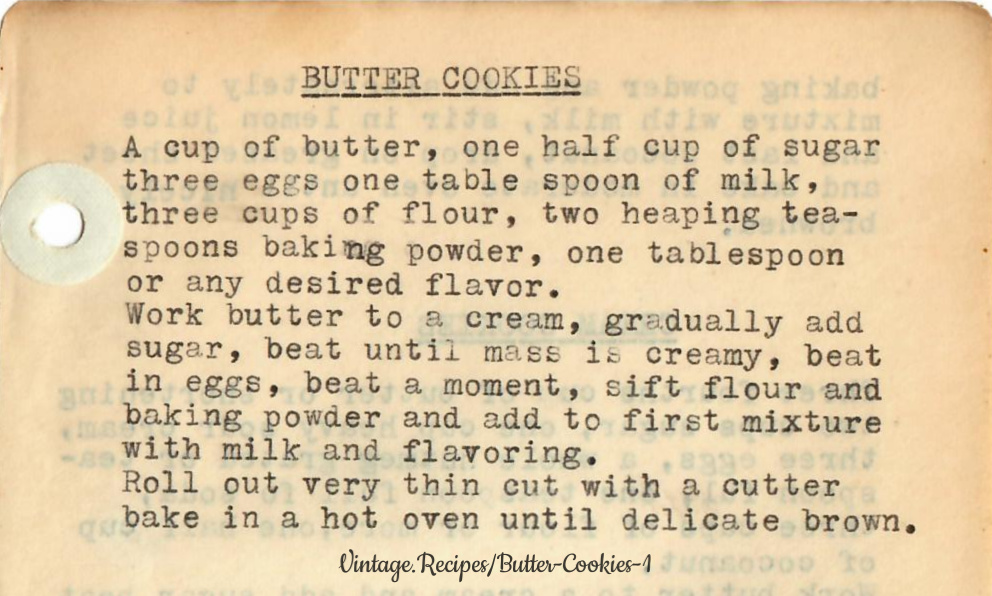 Butter Cookies - Verdin