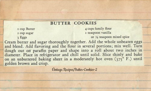 Butter Cookies - Cekada