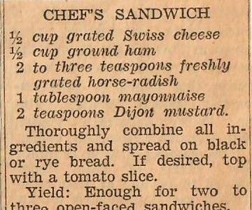 Chef's Sandwich
