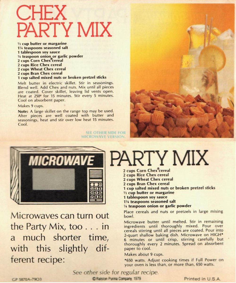 Chex Party Mix – 1979 
