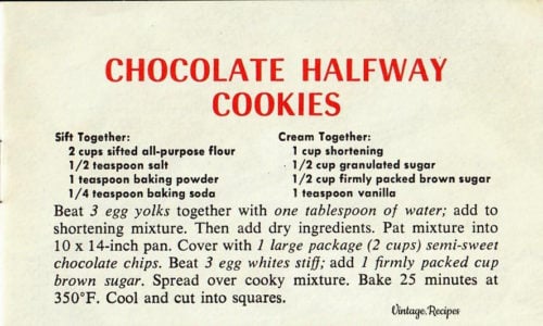 Chocolate Halfway Cookies