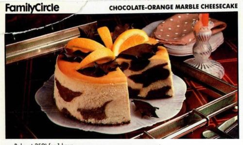 FamilyCircle Chocolate-Orange Marble Cheesecake