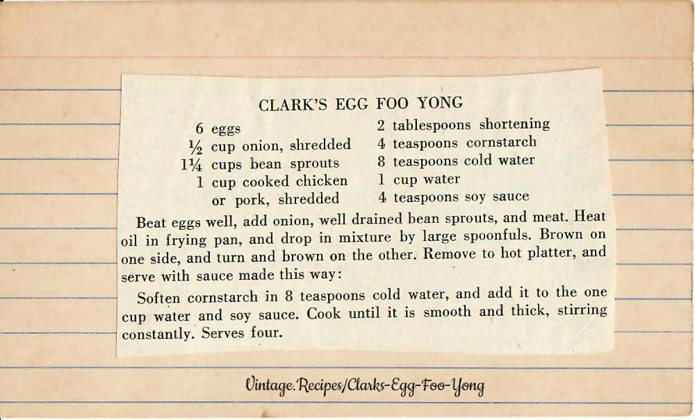 Clark's Egg Foo Yong