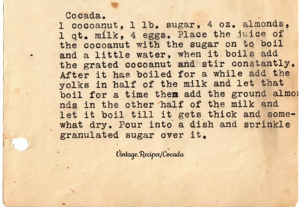 Cocada - Coconut Bark