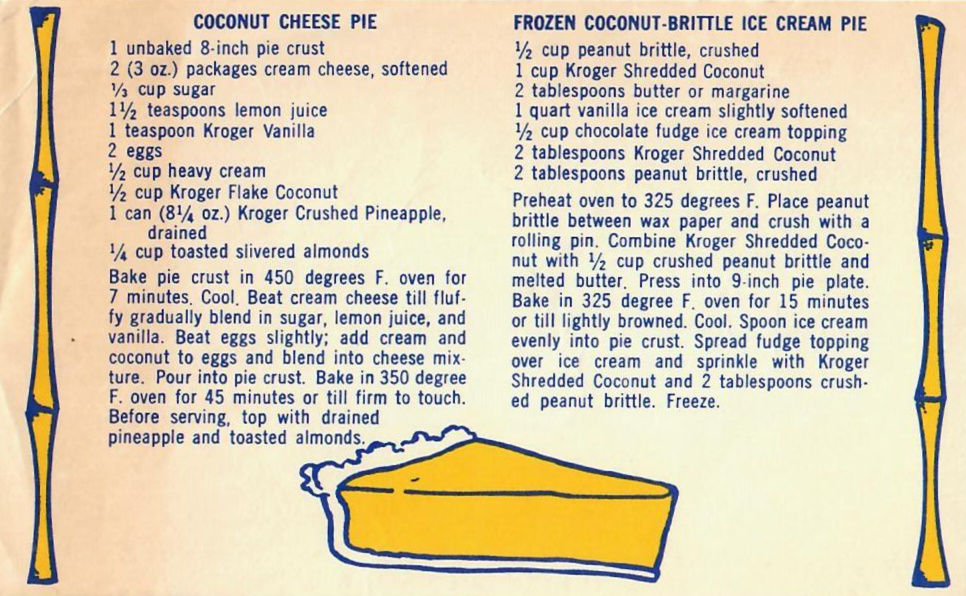 Coconut Cheese Pie