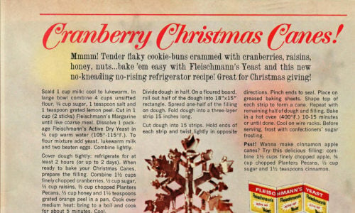 Cranberry Christmas Canes