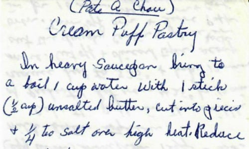 Pate a Choux - Cream Puff Pastry