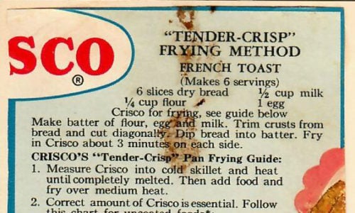 Crisco French Toast