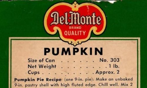 Del Monte Pumpkin Pie
