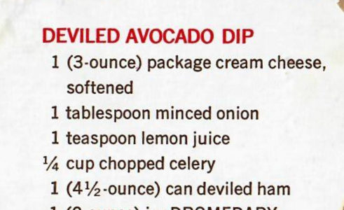 Deviled Avocado Dip