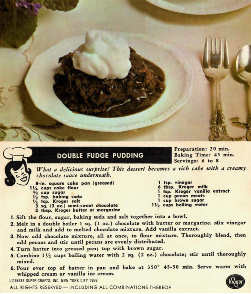 Double Fudge Pudding