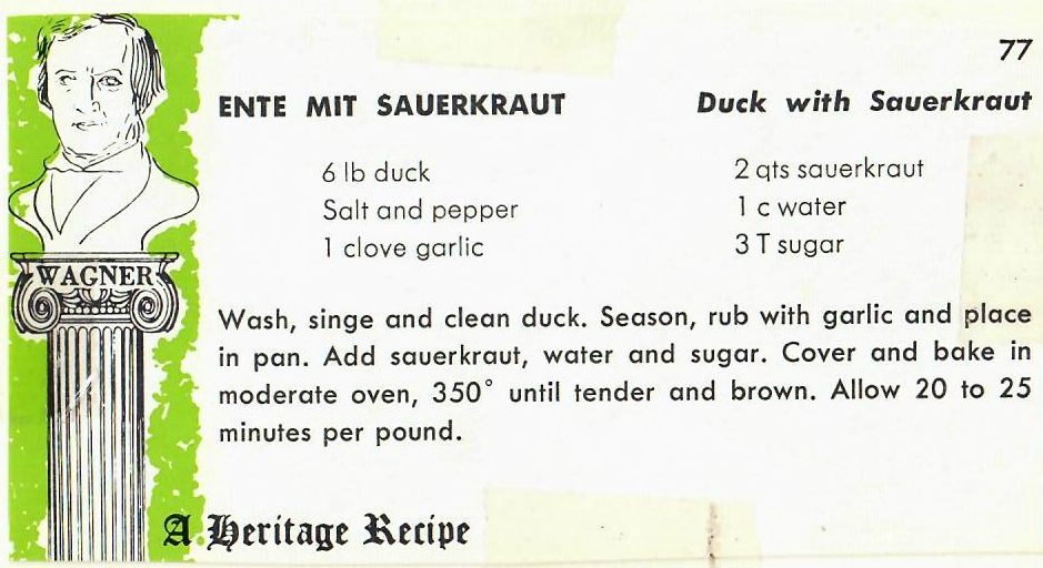 Duck with Sauerkraut