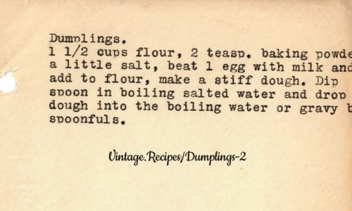 Dumplings - Verdin