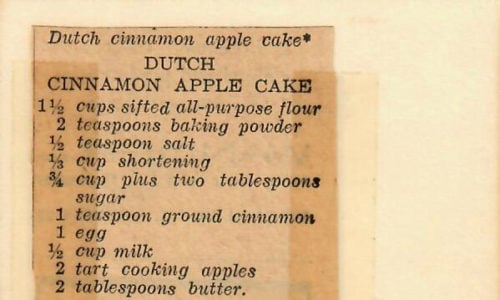 Dutch Cinnamon Apple Cake