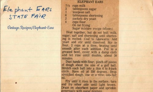 Elephant Ears - State Fair