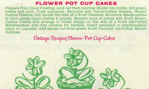 Flower Pot Cup Cakes