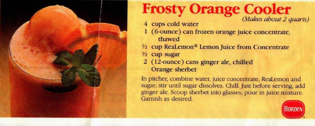 Frosty Orange Cooler