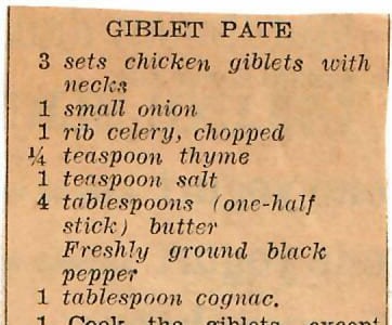 Giblet Pate