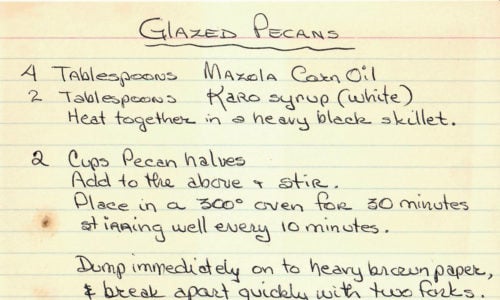 Glazed Pecans