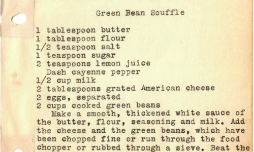 Green Bean Souffle