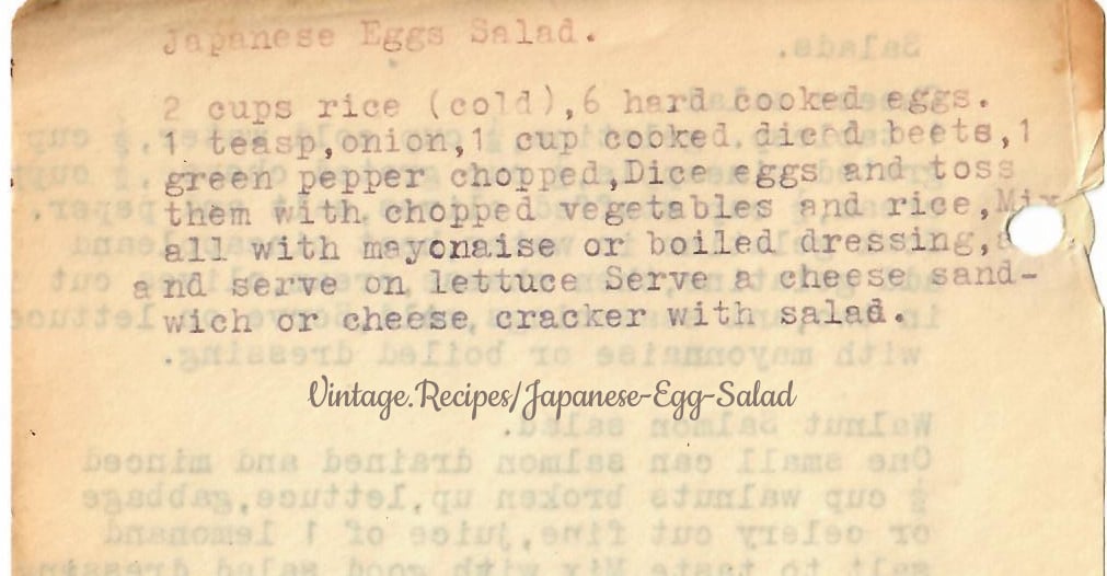 Japanese Egg Salad