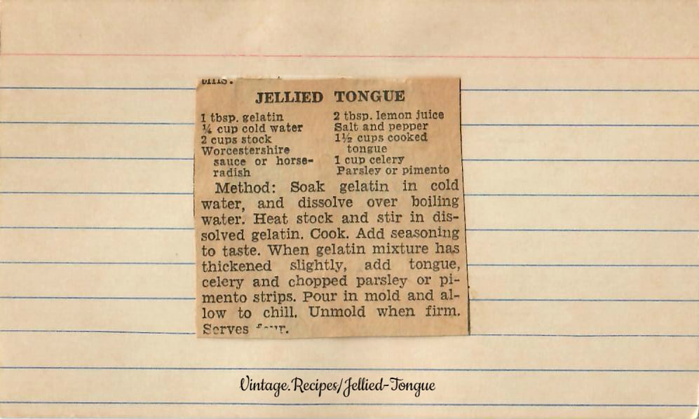 Jellied Tongue