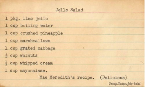 Jello Salad