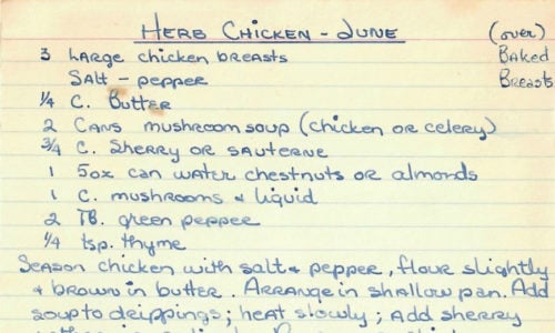 June's Herb Chicken
