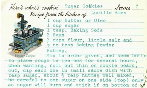 Lucille Ames' Sugar Cookies