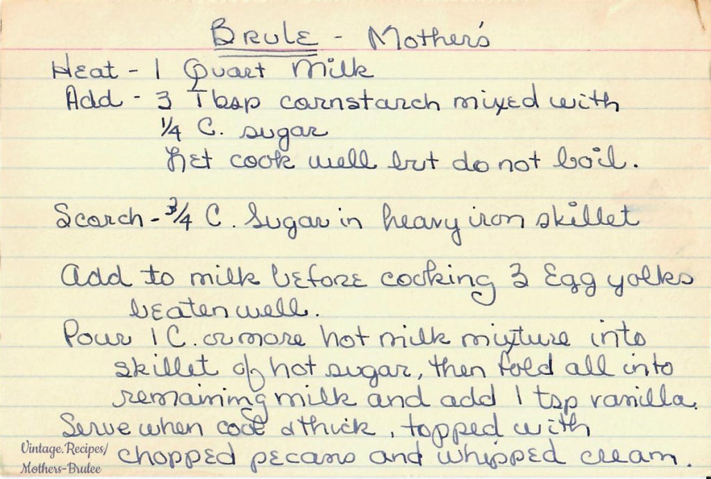 Mother's Brulee