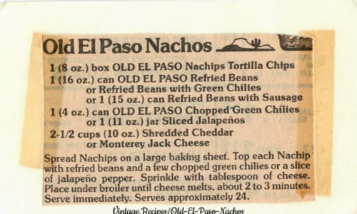 Old El Paso Nachos