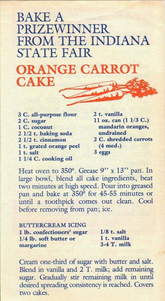 Orange Carrot Cake