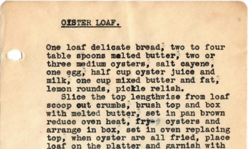 Oyster Loaf