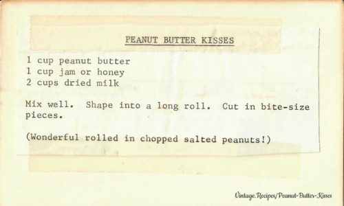 Peanut Butter Kisses