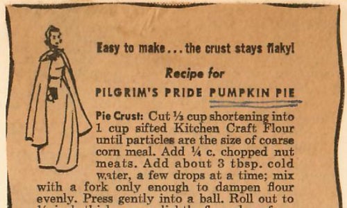 Pilgrim's Pride Pumpkin Pie