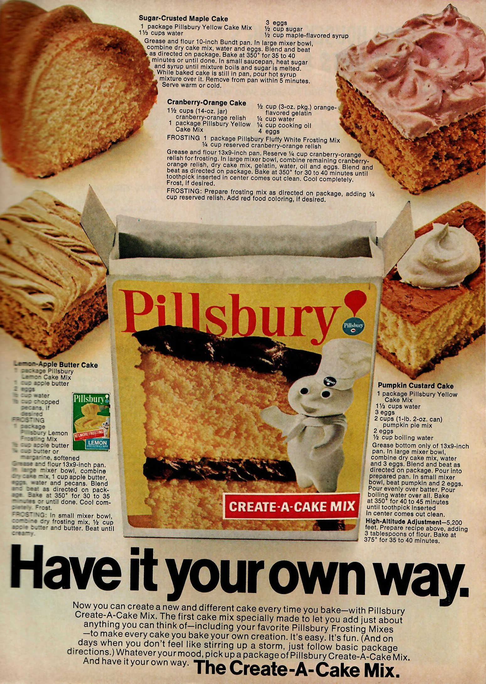 1959 Pillsbury Deluxe Chocolate Cake Mix Vintage Print Ad Fudge Layer  Kitchen | eBay
