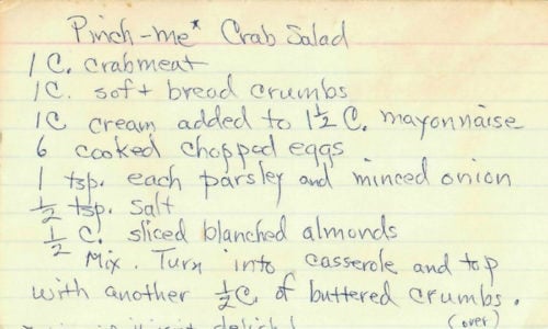 Pinch-Me* Crab Salad