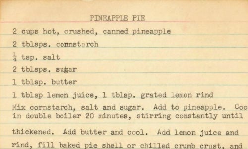 Pineapple Pie