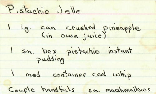Pistachio Jell-O