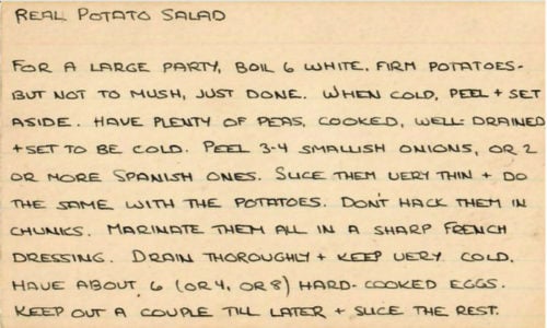 Real Potato Salad